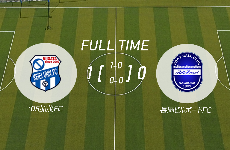 (4/16開催)令和5年度新潟県サッカーリーグ1部第1節(長岡ビルボードFC 戦)試合結果のお知らせメインイメージ