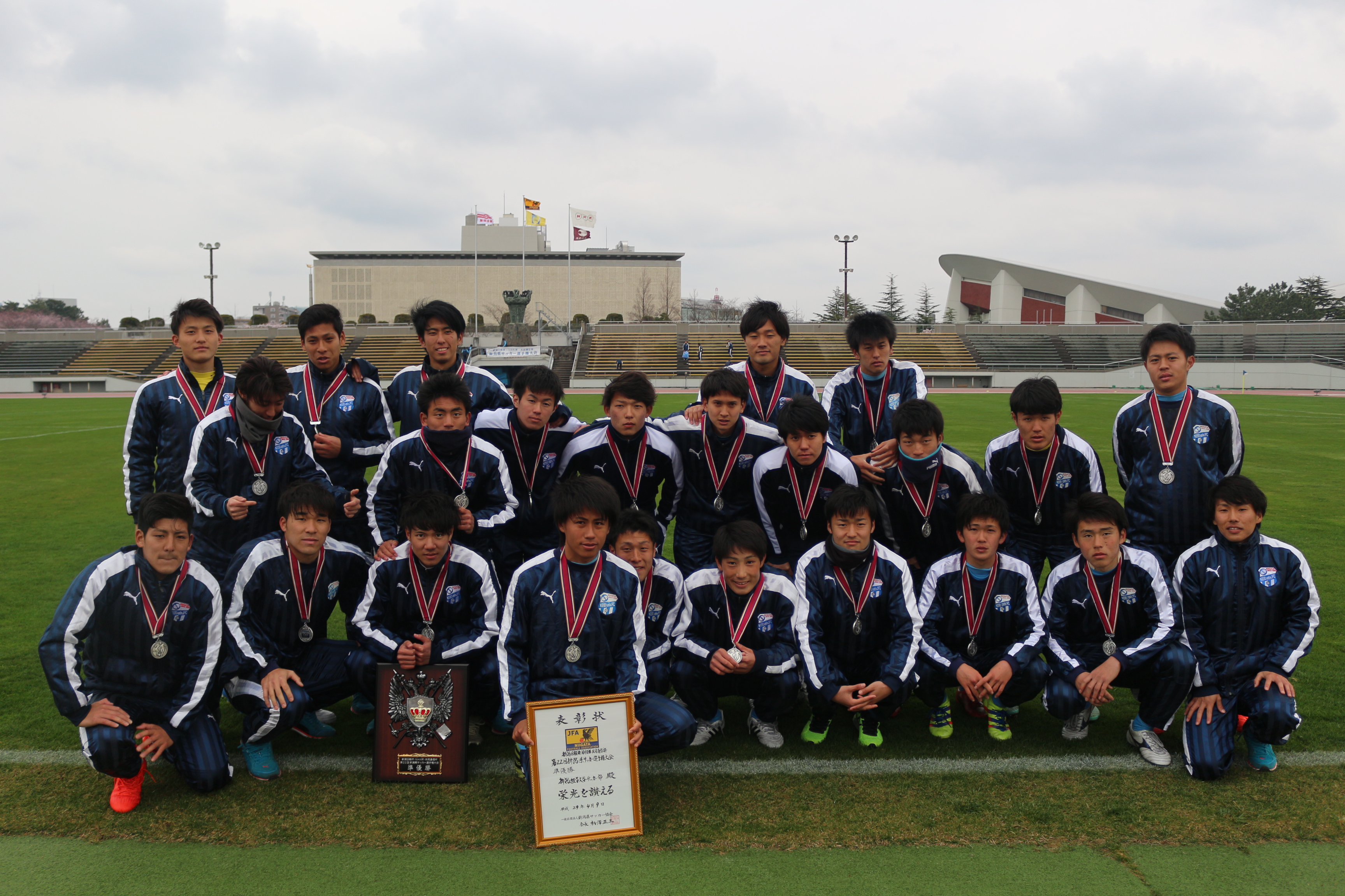 サッカー部 第22回新潟県サッカー選手権大会 天皇杯県代表決定戦 結果 新潟経営大学